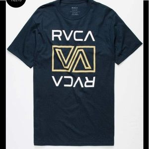 RVCA Mens Navy T-shirt